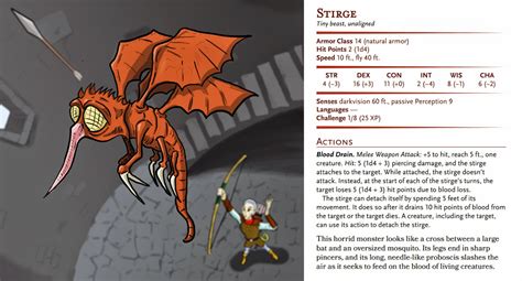 Stirge – 5th Edition SRD.